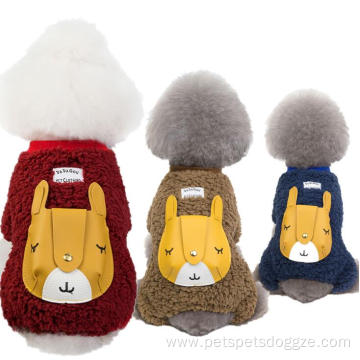 Eco-friendly comfortable cute winter fleece dog clothes